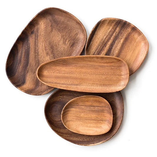 Wood Serving Plates